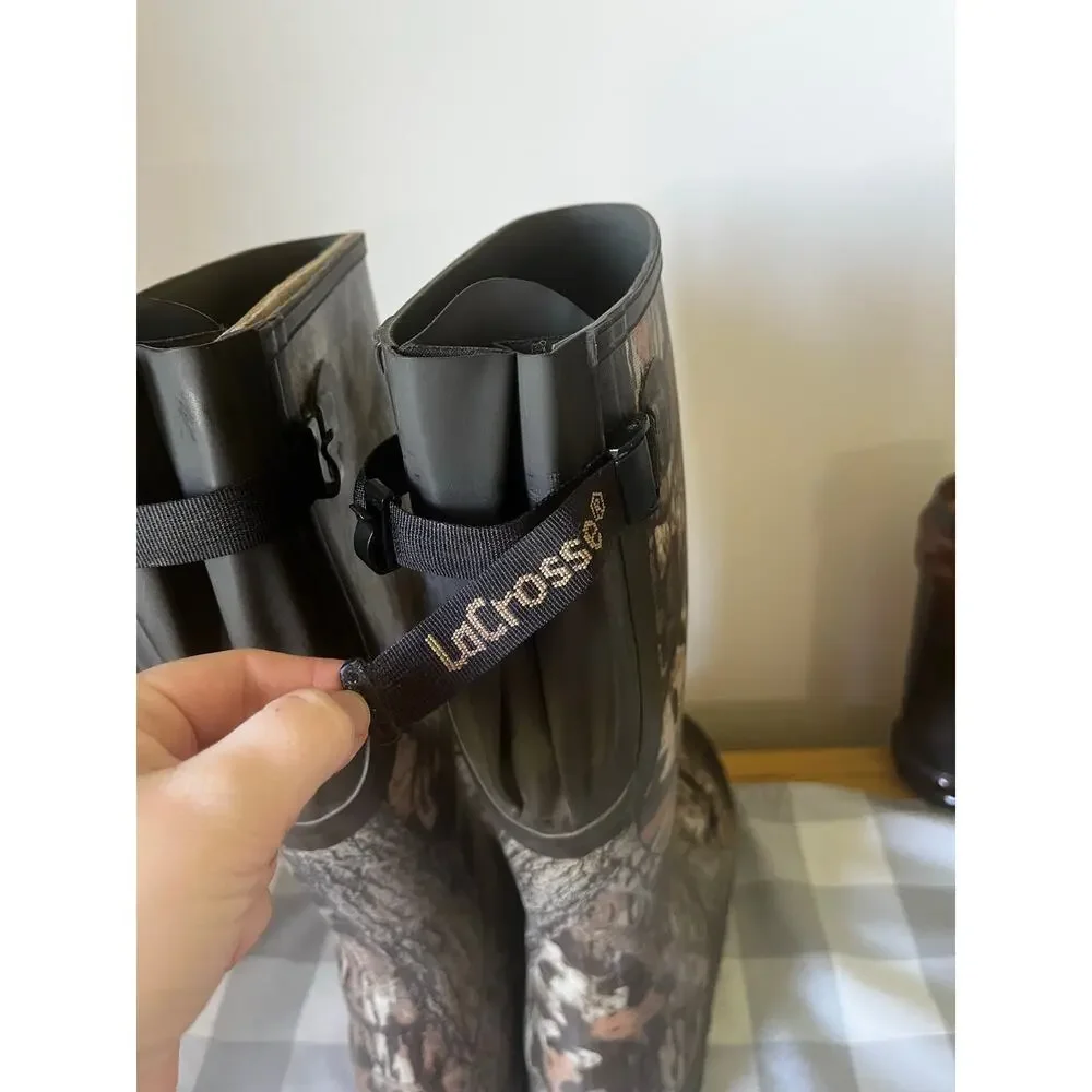 Lacrosse Camo Burly Scent Free 600mg Thinsulate Huntibg Waterproof Boots Men 10